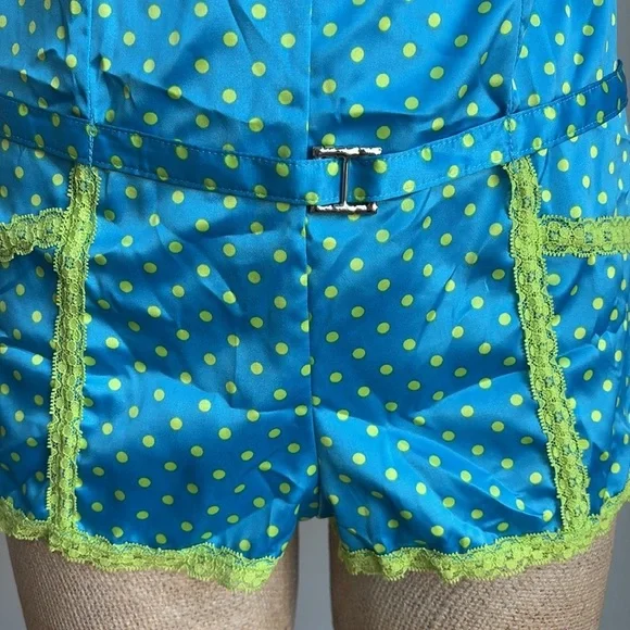 Victoria’s Secret Sexy Little Things Y2K Polka Dot Lingerie Romper 36C - Picture 8 of 9